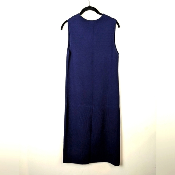 Something Navy Blue Navy coloured sweater dress small - Picture 8 of 12